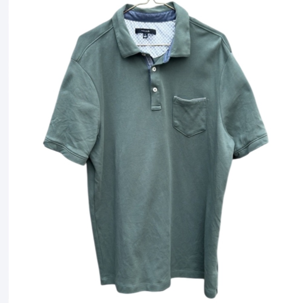 Olive Green Tahari Men’s Golf Polo Size Large Classic